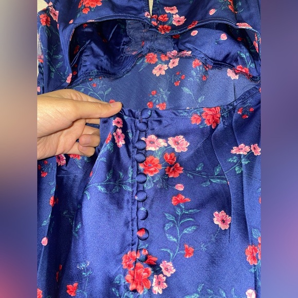 NWT Free People Butterfly Babe Maxi Dress (L) - Picture 9 of 14